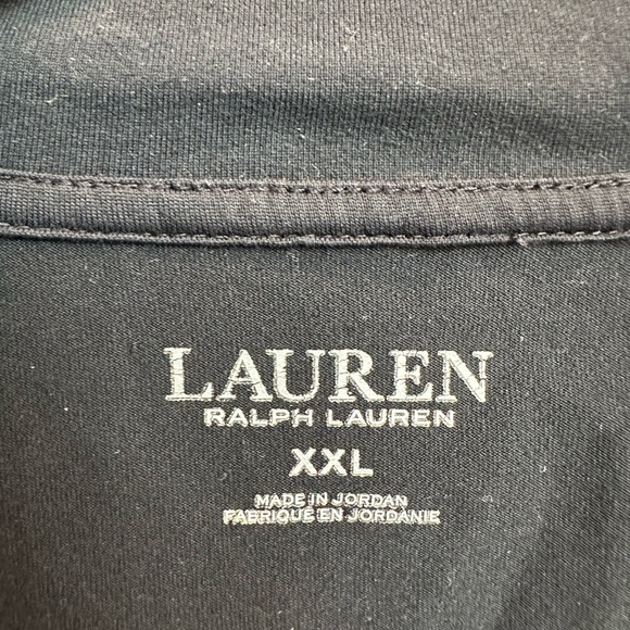 LRL Lauren Ralph Lauren Black Athletic Sporty Zip Jacket Women’s Plus Size XXL - Picture 4 of 7